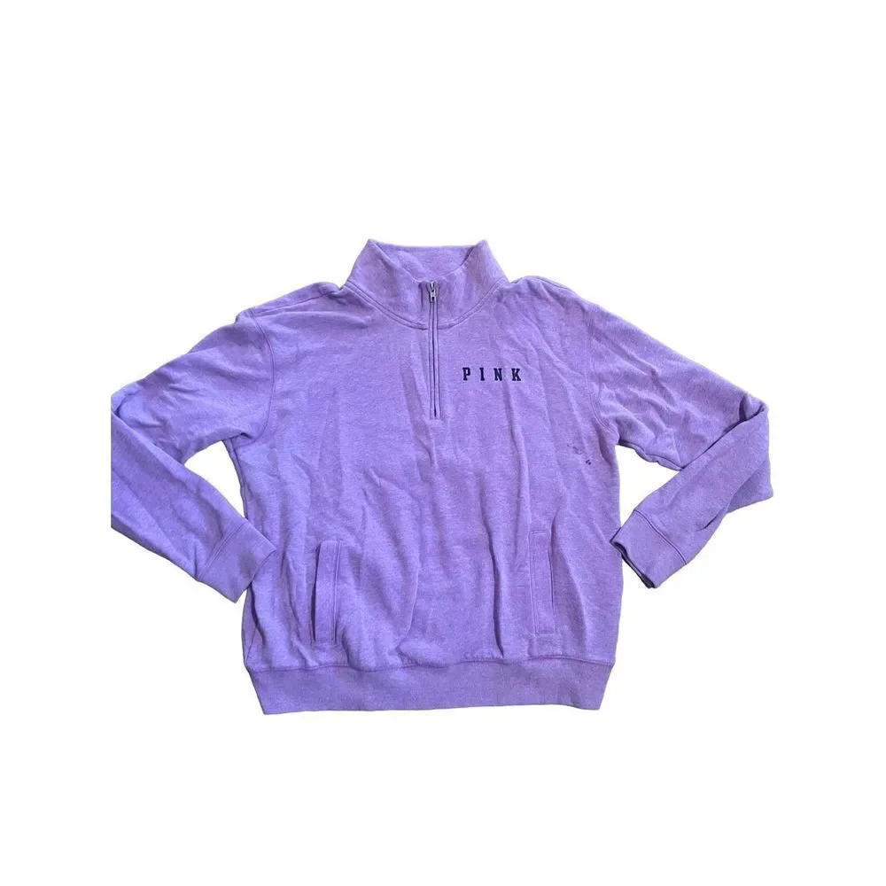 Victoria’s Secret PINK purple collar or high neck‎ jacket size medium